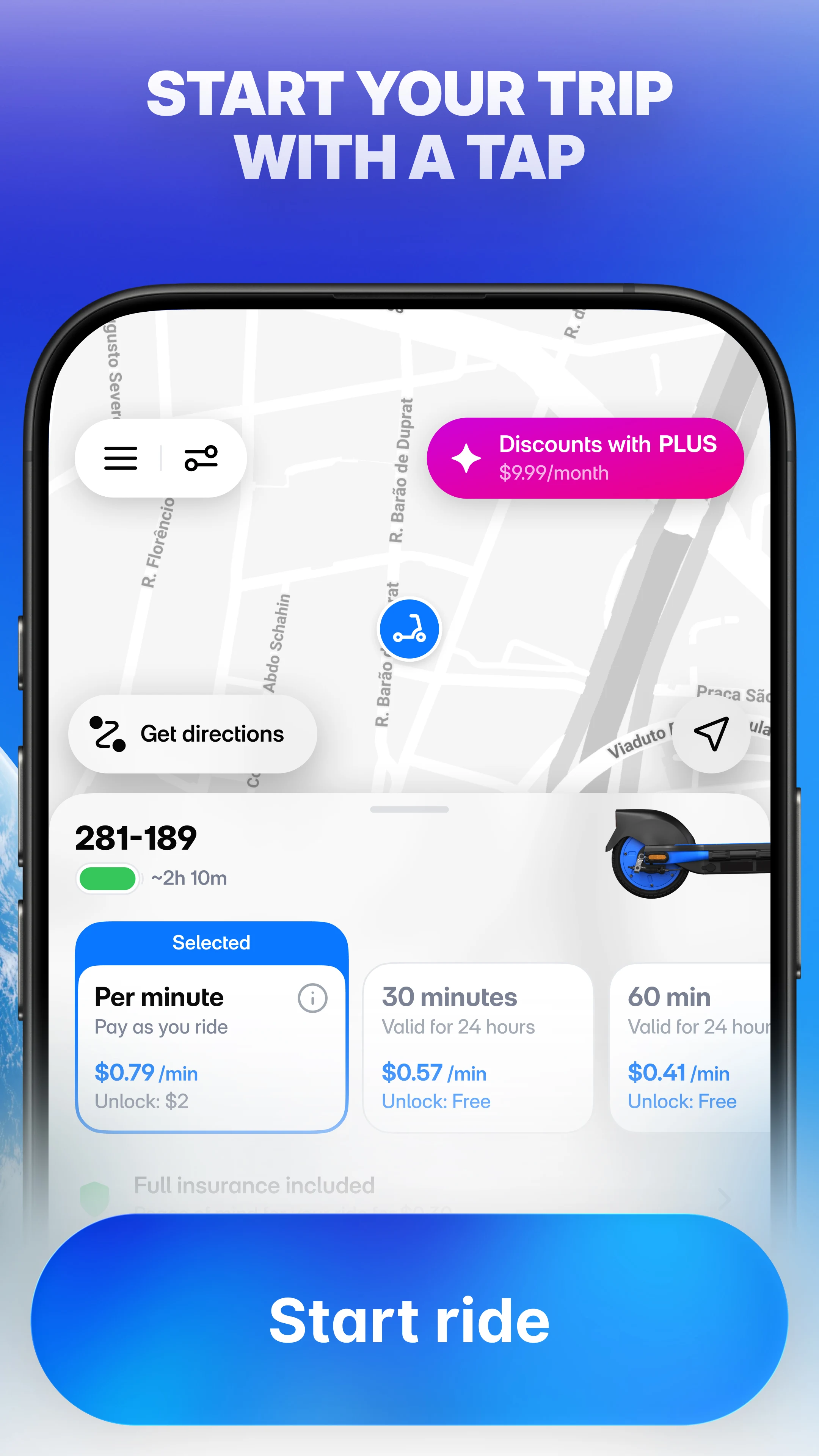 Go Jet: Rent E-Bike & Scooters screenshot